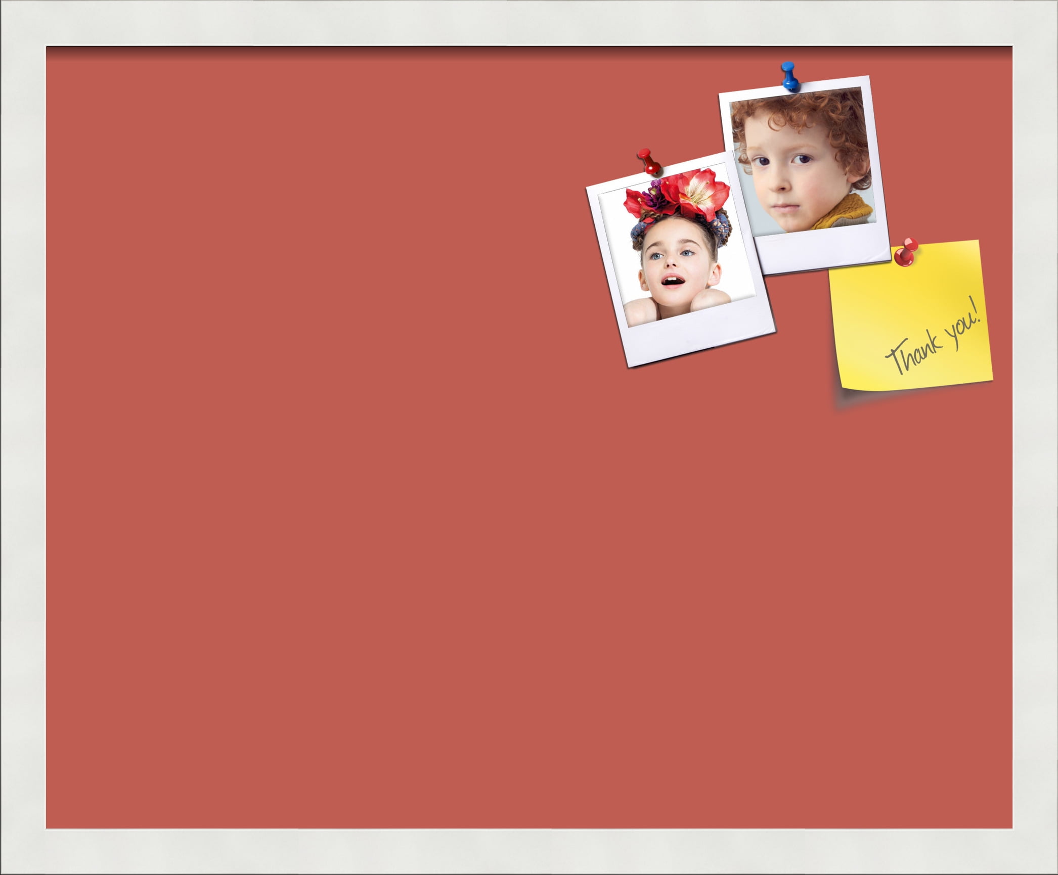 PinPix 21x17 Custom Cork Bulletin Board Crimson Pastel Poster Board Has a Fabric Style Canvas Finish, Framed in Crimson Pastel, by ArtToFrames (PinPix-1807)