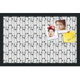 thumbnail image 1 of PinPix 22x14 Custom Cork Bulletin Board Floral Design Black Floral Poster Board Has a Fabric Style Canvas Finish, Framed in Floral Design Black Floral, by ArtToFrames (PinPix-207), 1 of 5