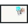 thumbnail image 1 of PinPix 22x14 Custom Cork Bulletin Board Lattice White Salmon Poster Board Has a Fabric Style Canvas Finish, Framed in Lattice White Salmon, by ArtToFrames (PinPix-1823), 1 of 1