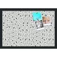 thumbnail image 1 of PinPix 22x15 Custom Cork Bulletin Board Bk Seemless Flower Poster Board Has a Fabric Style Canvas Finish, Framed in Bk Seemless Flower, by ArtToFrames (PinPix-122), 1 of 6