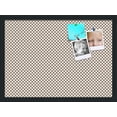 thumbnail image 1 of PinPix 22x16 Custom Cork Bulletin Board Brown Polka Dot Poster Board Has a Fabric Style Canvas Finish, Framed in Brown Polka Dot, by ArtToFrames (PinPix-501), 1 of 6