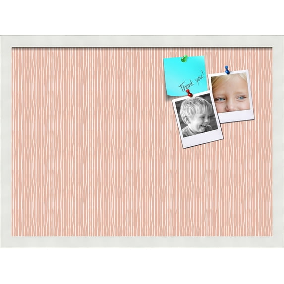 PinPix 22x16 Custom Cork Bulletin Board Poster Board Has a Fabric Style Canvas Finish, Framed in Other, by ArtToFrames (PinPix-607)