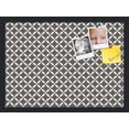 thumbnail image 1 of PinPix 22x16 Custom Cork Bulletin Board  Poster Board Has a Fabric Style Canvas Finish, Framed in Retro Patterns, by ArtToFrames (PinPix-236), 1 of 5