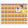 thumbnail image 1 of PinPix 22x17 Custom Cork Bulletin Board Kaliedescope Poster Board Has a Fabric Style Canvas Finish, Framed in Kaliedescope, by ArtToFrames (PinPix-564), 1 of 6