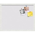 thumbnail image 1 of PinPix 22x17 Custom Cork Bulletin Board Light Grey Diamond Poster Board Has a Fabric Style Canvas Finish, Framed in Light Grey Diamond, by ArtToFrames (PinPix-524), 1 of 6