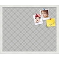 thumbnail image 1 of PinPix 22x18 Custom Cork Bulletin Board Argyle Gray Poster Board Has a Fabric Style Canvas Finish, Framed in Argyle Gray, by ArtToFrames (PinPix-638), 1 of 1