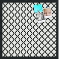 thumbnail image 1 of PinPix 22x22 Custom Cork Bulletin Board Black And White Waves Poster Board Has a Fabric Style Canvas Finish, Framed in Black And White Waves, by ArtToFrames (PinPix-194), 1 of 1