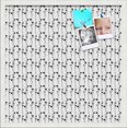thumbnail image 1 of PinPix 22x22 Custom Cork Bulletin Board Floral Design Black Floral Poster Board Has a Fabric Style Canvas Finish, Framed in Floral Design Black Floral, by ArtToFrames (PinPix-207), 1 of 5