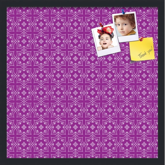 PinPix 22x22 Custom Cork Bulletin Board Poster Board Has a Fabric Style Canvas Finish, Framed in Other, by ArtToFrames (PinPix-595)
