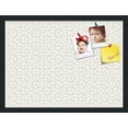 thumbnail image 1 of PinPix 23x17 Custom Cork Bulletin Board Modeco Hex Gold Poster Board Has a Fabric Style Canvas Finish, Framed in Modeco Hex Gold, by ArtToFrames (PinPix-1537), 1 of 1