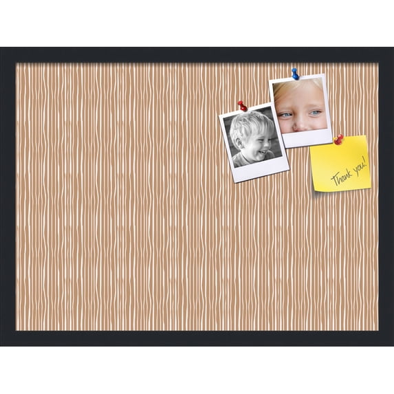 PinPix 23x17 Custom Cork Bulletin Board Poster Board Has a Fabric Style Canvas Finish, Framed in Other, by ArtToFrames (PinPix-606)