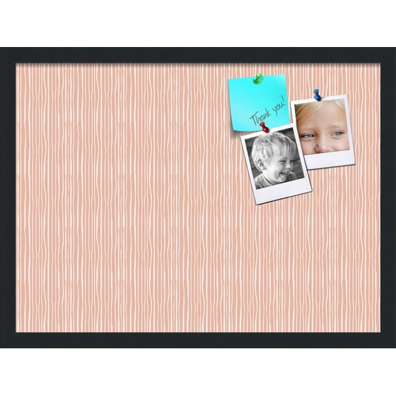 PinPix 23x17 Custom Cork Bulletin Board Poster Board Has a Fabric Style Canvas Finish, Framed in Other, by ArtToFrames (PinPix-607)