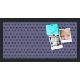 thumbnail image 1 of PinPix 24x12 Custom Cork Bulletin Board Dark Purple Dots Poster Board Has a Fabric Style Canvas Finish, Framed in Dark Purple Dots, by ArtToFrames (PinPix-401), 1 of 6