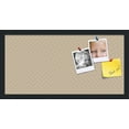 thumbnail image 1 of PinPix 24x12 Custom Cork Bulletin Board Lattice Beige Poster Board Has a Fabric Style Canvas Finish, Framed in Lattice Beige, by ArtToFrames (PinPix-1820), 1 of 1