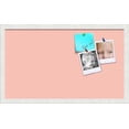 thumbnail image 1 of PinPix 24x14 Custom Cork Bulletin Board Pink Pastel Poster Board Has a Fabric Style Canvas Finish, Framed in Pink Pastel, by ArtToFrames (PinPix-1813), 1 of 5