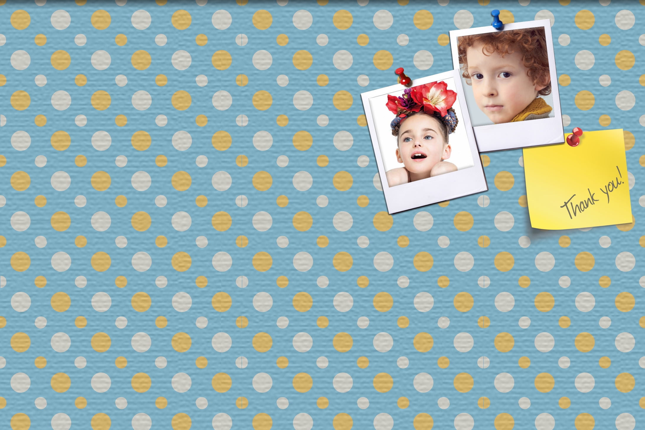 PinPix 24x16 Custom Cork Bulletin Board Blue - White Dots Poster Board Has a Fabric Style Canvas Finish, Framed in Blue - White Dots, by ArtToFrames (PinPix-345)