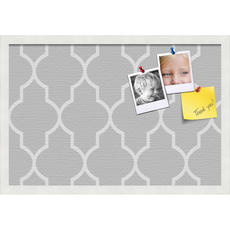 PinPix 20x16 Custom Cork Bulletin Board Poster Board Has A Fabric Style Canvas Finish Framed In Other By Arttoframes Pinpix 607