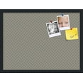 thumbnail image 1 of PinPix 24x18 Custom Cork Bulletin Board Lattice Pewter Poster Board Has a Fabric Style Canvas Finish, Framed in Lattice Pewter, by ArtToFrames (PinPix-1822), 1 of 1
