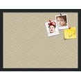 thumbnail image 1 of PinPix 24x18 Custom Cork Bulletin Board Peaks Modern Pattern Beige Poster Board Has a Fabric Style Canvas Finish, Framed in Peaks Modern Pattern Beige, by ArtToFrames (PinPix-1792), 1 of 6