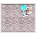 thumbnail image 1 of PinPix 24x20 Custom Cork Bulletin Board Bohemian Peaks Red Poster Board Has a Fabric Style Canvas Finish, Framed in Bohemian Peaks Red, by ArtToFrames (PinPix-1592), 1 of 1