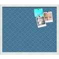 thumbnail image 1 of PinPix 24x20 Custom Cork Bulletin Board Peaks Modern Pattern Navy Poster Board Has a Fabric Style Canvas Finish, Framed in Peaks Modern Pattern Navy, by ArtToFrames (PinPix-1796), 1 of 6