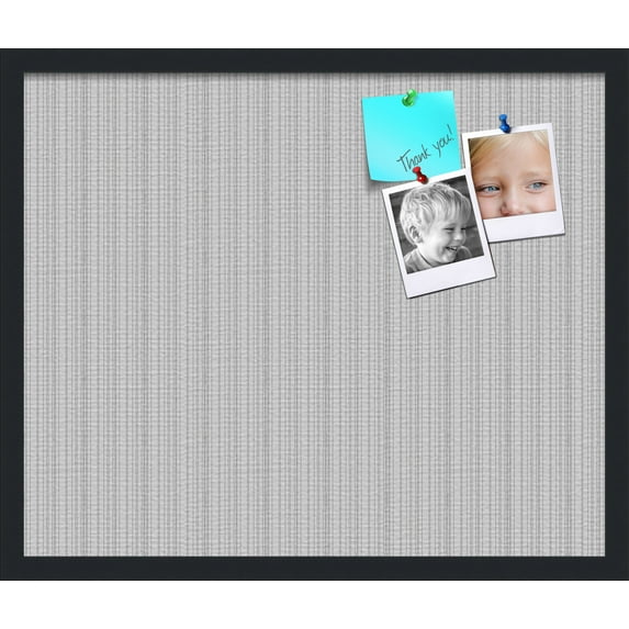 PinPix 24x20 Custom Cork Bulletin Board Poster Board Has a Fabric Style Canvas Finish, Framed in Other, by ArtToFrames (PinPix-614)
