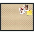 thumbnail image 1 of PinPix 24x20 Custom Cork Bulletin Board Red - Yellow Diamond Poster Board Has a Fabric Style Canvas Finish, Framed in Red - Yellow Diamond, by ArtToFrames (PinPix-333), 1 of 1