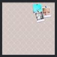 thumbnail image 1 of PinPix 24x24 Custom Cork Bulletin Board Baby Pink Chain Poster Board Has a Fabric Style Canvas Finish, Framed in Baby Pink Chain, by ArtToFrames (PinPix-575), 1 of 6