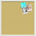 thumbnail image 1 of PinPix 24x24 Custom Cork Bulletin Board Honey Pastel Poster Board Has a Fabric Style Canvas Finish, Framed in Honey Pastel, by ArtToFrames (PinPix-1810), 1 of 5