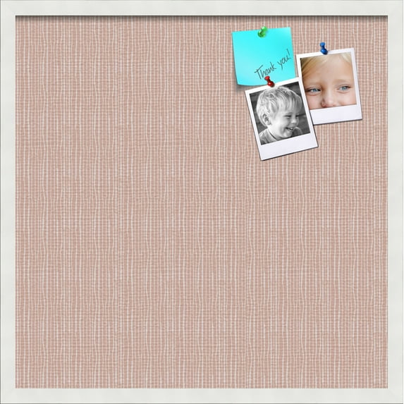 PinPix 24x24 Custom Cork Bulletin Board Poster Board Has a Fabric Style Canvas Finish, Framed in Other, by ArtToFrames (PinPix-607)