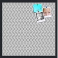 thumbnail image 1 of PinPix 24x24 Custom Cork Bulletin Board Quarterfoil Beige Poster Board Has a Fabric Style Canvas Finish, Framed in Quarterfoil Beige, by ArtToFrames (PinPix-584), 1 of 6