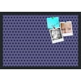 thumbnail image 1 of PinPix 26x18 Custom Cork Bulletin Board Dark Purple Dots Poster Board Has a Fabric Style Canvas Finish, Framed in Dark Purple Dots, by ArtToFrames (PinPix-401), 1 of 6