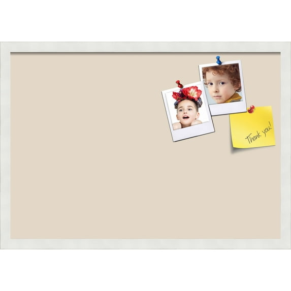 PinPix 26x18 Custom Cork Bulletin Board Desert Pastel Poster Board Has a Fabric Style Canvas Finish, Framed in Desert Pastel, by ArtToFrames (PinPix-1815)