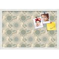 thumbnail image 1 of PinPix 27x18 Custom Cork Bulletin Board Bohemian Elephants Beige Poster Board Has a Fabric Style Canvas Finish, Framed in Bohemian Elephants Beige, by ArtToFrames (PinPix-1577), 1 of 5