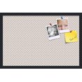 thumbnail image 1 of PinPix 27x18 Custom Cork Bulletin Board Light Brown Polka Dot Poster Board Has a Fabric Style Canvas Finish, Framed in Light Brown Polka Dot, by ArtToFrames (PinPix-502), 1 of 6