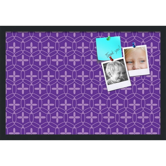 PinPix 27x18 Custom Cork Bulletin Board Poster Board Has a Fabric Style Canvas Finish, Framed in Other, by ArtToFrames (PinPix-598)