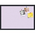 thumbnail image 1 of PinPix 27x19 Custom Cork Bulletin Board Light Purple Dots Poster Board Has a Fabric Style Canvas Finish, Framed in Light Purple Dots, by ArtToFrames (PinPix-503), 1 of 6