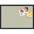 thumbnail image 1 of PinPix 27x19 Custom Cork Bulletin Board Yellow And Blue Waves Poster Board Has a Fabric Style Canvas Finish, Framed in Yellow And Blue Waves, by ArtToFrames (PinPix-321), 1 of 1