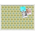 thumbnail image 1 of PinPix 27x20 Custom Cork Bulletin Board Floral Blue And Green Poster Board Has a Fabric Style Canvas Finish, Framed in Floral Blue And Green, by ArtToFrames (PinPix-551), 1 of 6