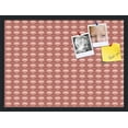 thumbnail image 1 of PinPix 27x20 Custom Cork Bulletin Board Pink Sea Shells Poster Board Has a Fabric Style Canvas Finish, Framed in Pink Sea Shells, by ArtToFrames (PinPix-553), 1 of 1