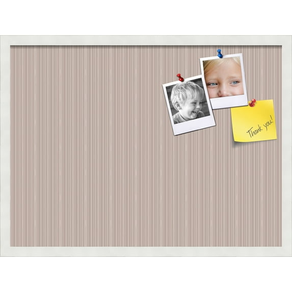 PinPix 27x20 Custom Cork Bulletin Board Poster Board Has a Fabric Style Canvas Finish, Framed in Other, by ArtToFrames (PinPix-609)