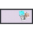 thumbnail image 1 of PinPix 28x12 Custom Cork Bulletin Board Light Purple Dots Poster Board Has a Fabric Style Canvas Finish, Framed in Light Purple Dots, by ArtToFrames (PinPix-503), 1 of 6
