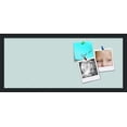 thumbnail image 1 of PinPix 28x12 Custom Cork Bulletin Board Maze Soft Blue Poster Board Has a Fabric Style Canvas Finish, Framed in Maze Soft Blue, by ArtToFrames (PinPix-1836), 1 of 5