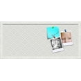 thumbnail image 1 of PinPix 28x12 Custom Cork Bulletin Board Peaks Modern Pattern Grey Poster Board Has a Fabric Style Canvas Finish, Framed in Peaks Modern Pattern Grey, by ArtToFrames (PinPix-1794), 1 of 6