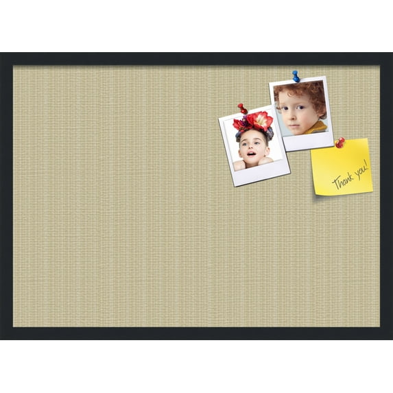 PinPix 28x20 Custom Cork Bulletin Board Poster Board Has a Fabric Style Canvas Finish, Framed in Other, by ArtToFrames (PinPix-613)