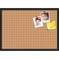 thumbnail image 1 of PinPix 28x20 Custom Cork Bulletin Board Red - Orange Diamond Poster Board Has a Fabric Style Canvas Finish, Framed in Red - Orange Diamond, by ArtToFrames (PinPix-331), 1 of 1