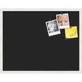 thumbnail image 1 of PinPix 28x22 Custom Cork Bulletin Board Solid Black Poster Board Has a Fabric Style Canvas Finish, Framed in Solid Black, by ArtToFrames (PinPix-622), 1 of 5