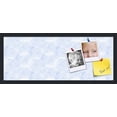 thumbnail image 1 of PinPix 30x12 Custom Cork Bulletin Board Circles Sketch Mill White Poster Board Has a Fabric Style Canvas Finish, Framed in Circles Sketch Mill White, by ArtToFrames (PinPix-1927), 1 of 1