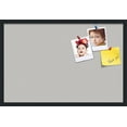 thumbnail image 1 of PinPix 30x20 Custom Cork Bulletin Board Light Stone Poster Board Has a Fabric Style Canvas Finish, Framed in Light Stone, by ArtToFrames (PinPix-1809), 1 of 5