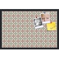 thumbnail image 1 of PinPix 30x20 Custom Cork Bulletin Board  Poster Board Has a Fabric Style Canvas Finish, Framed in Abstract Pattern, by ArtToFrames (PinPix-558), 1 of 5